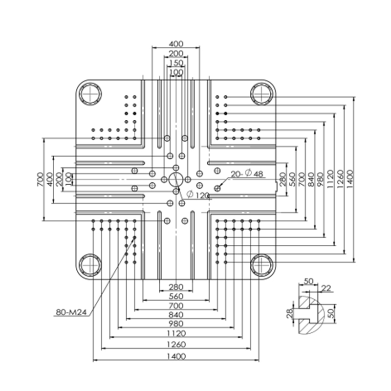 Boîte à outils de machine de moulage par injection de préformes en PET écope en plastique pièces en plastique 1180-154 SLA1180