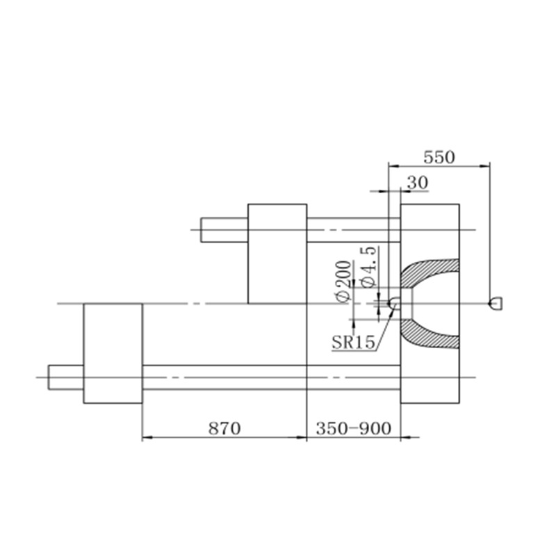 Machine de moulage par injection à pompe fixe de grande taille SLA638